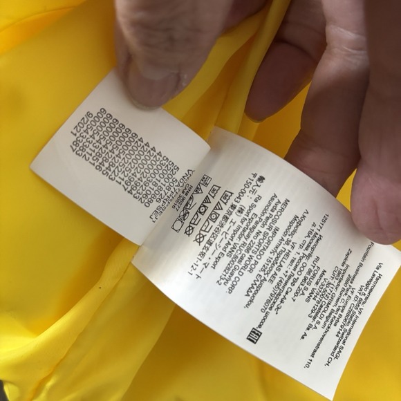 Vans X Tierra Whack Collab Puffer Zip Vest Yellow Size XL Skate Streetwear - Picture 13 of 14